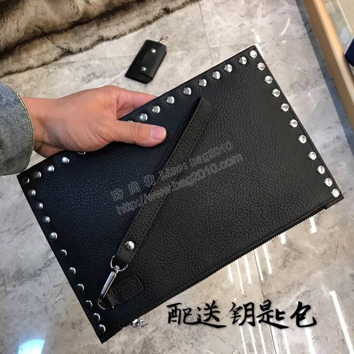 VERSACE男包 2019新款 进口牛皮 范思哲男士手拿包 9362  rdn1019